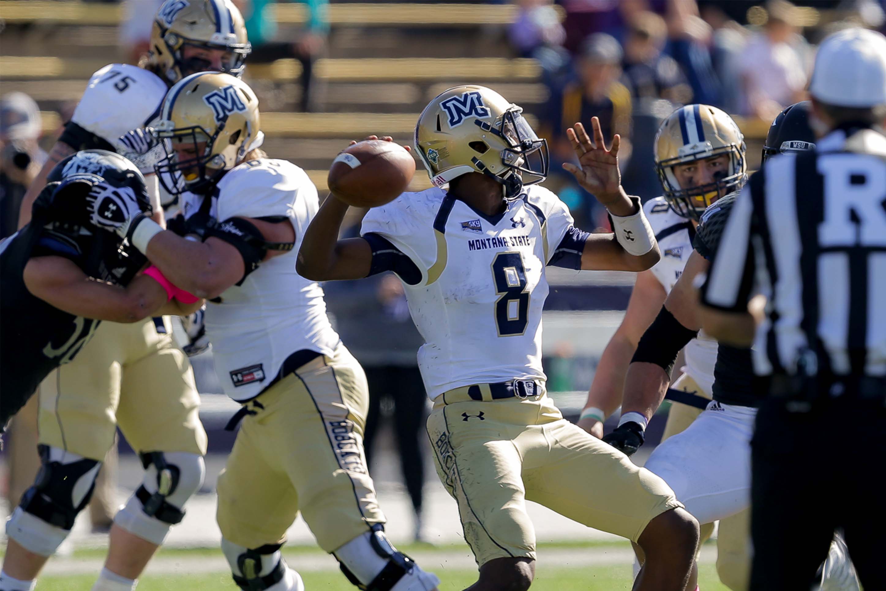 football players on the MSU Bobcat team