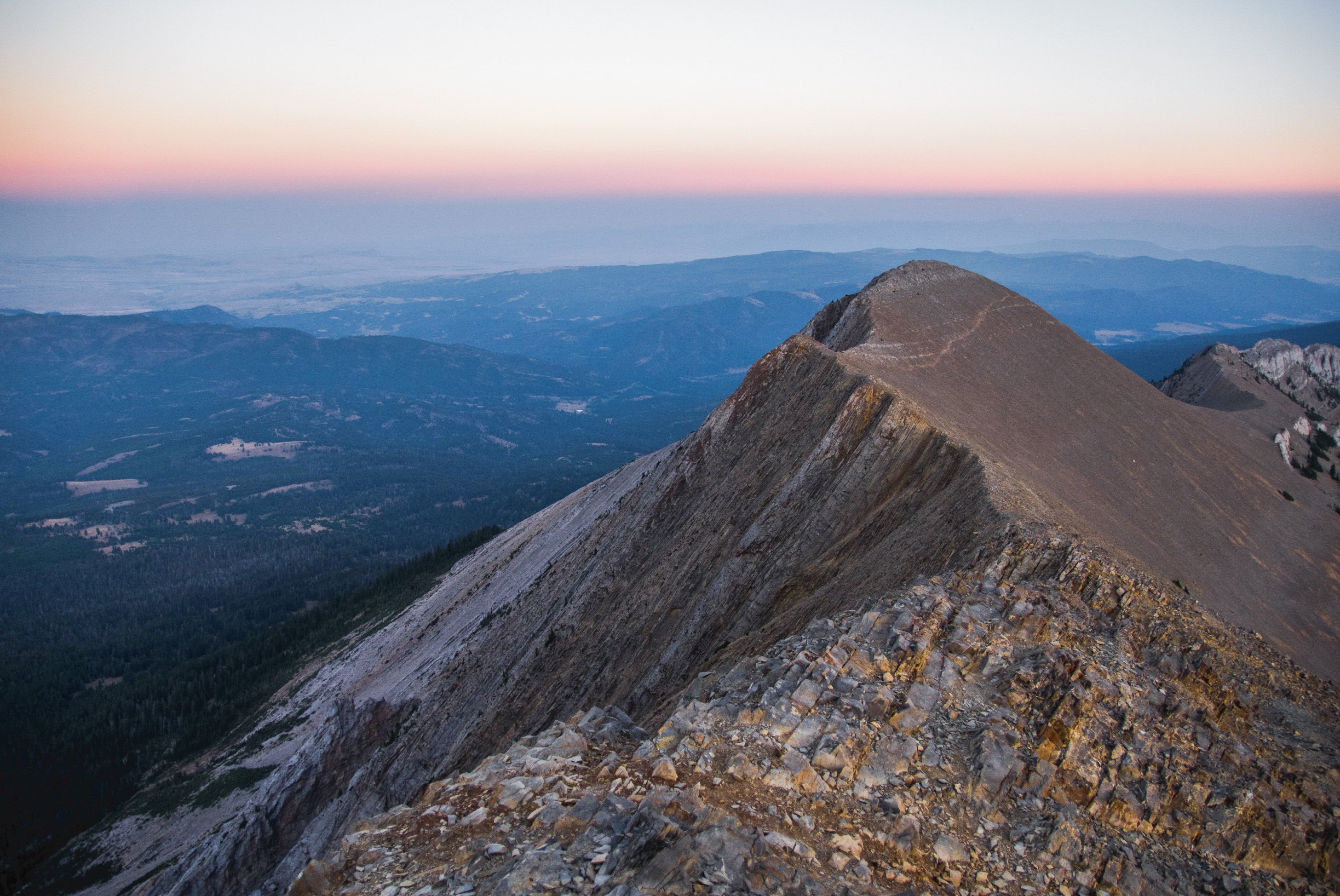 the ridge on the bridger range