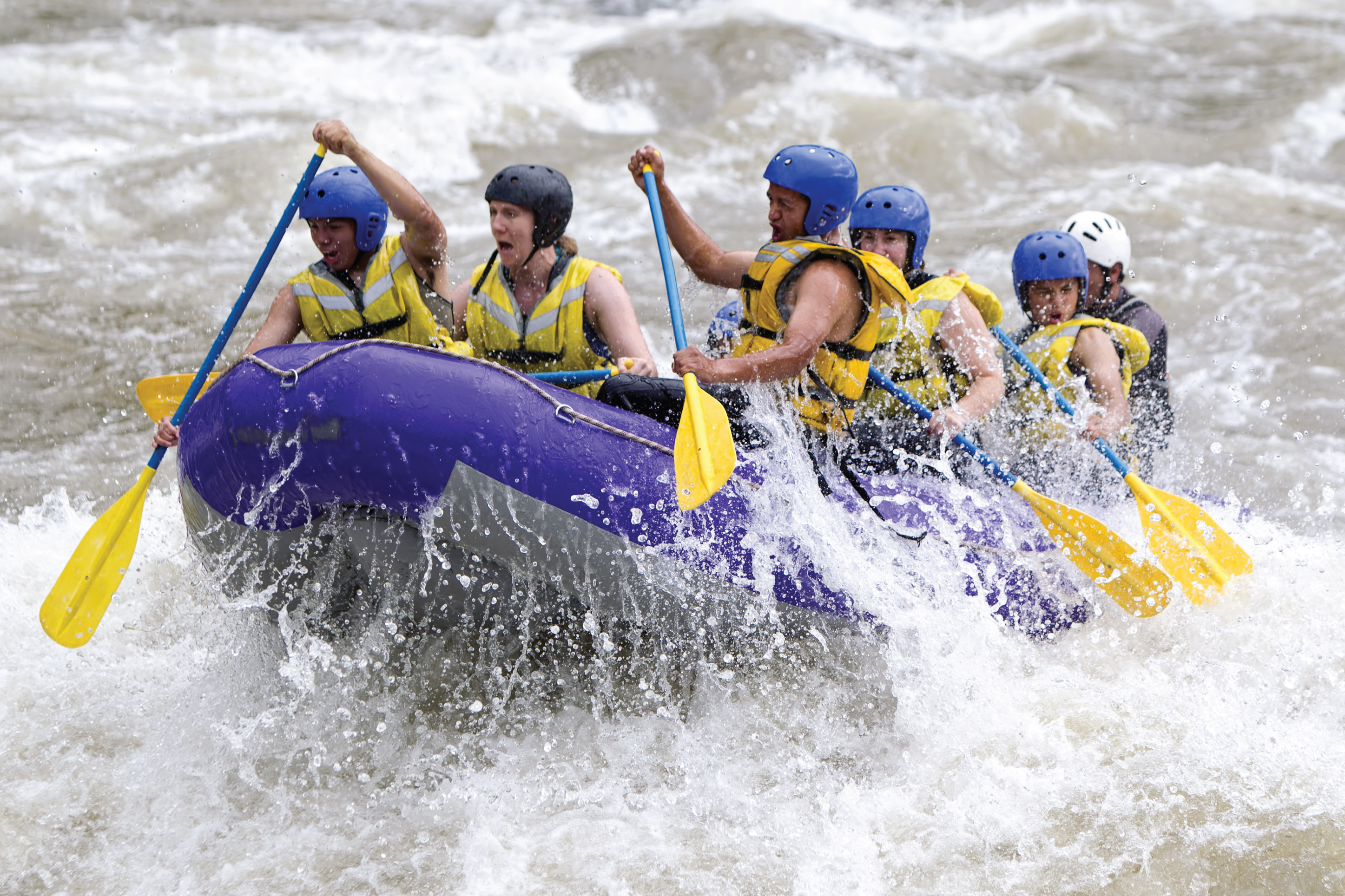 white water rafting