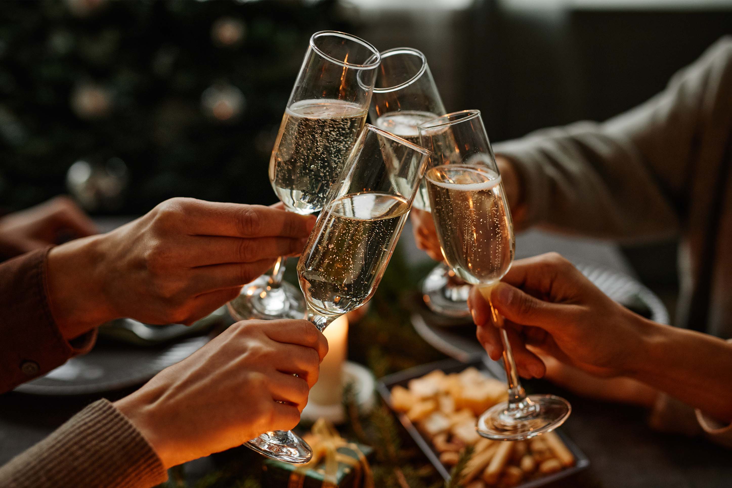 champagne toast for New Year's Eve