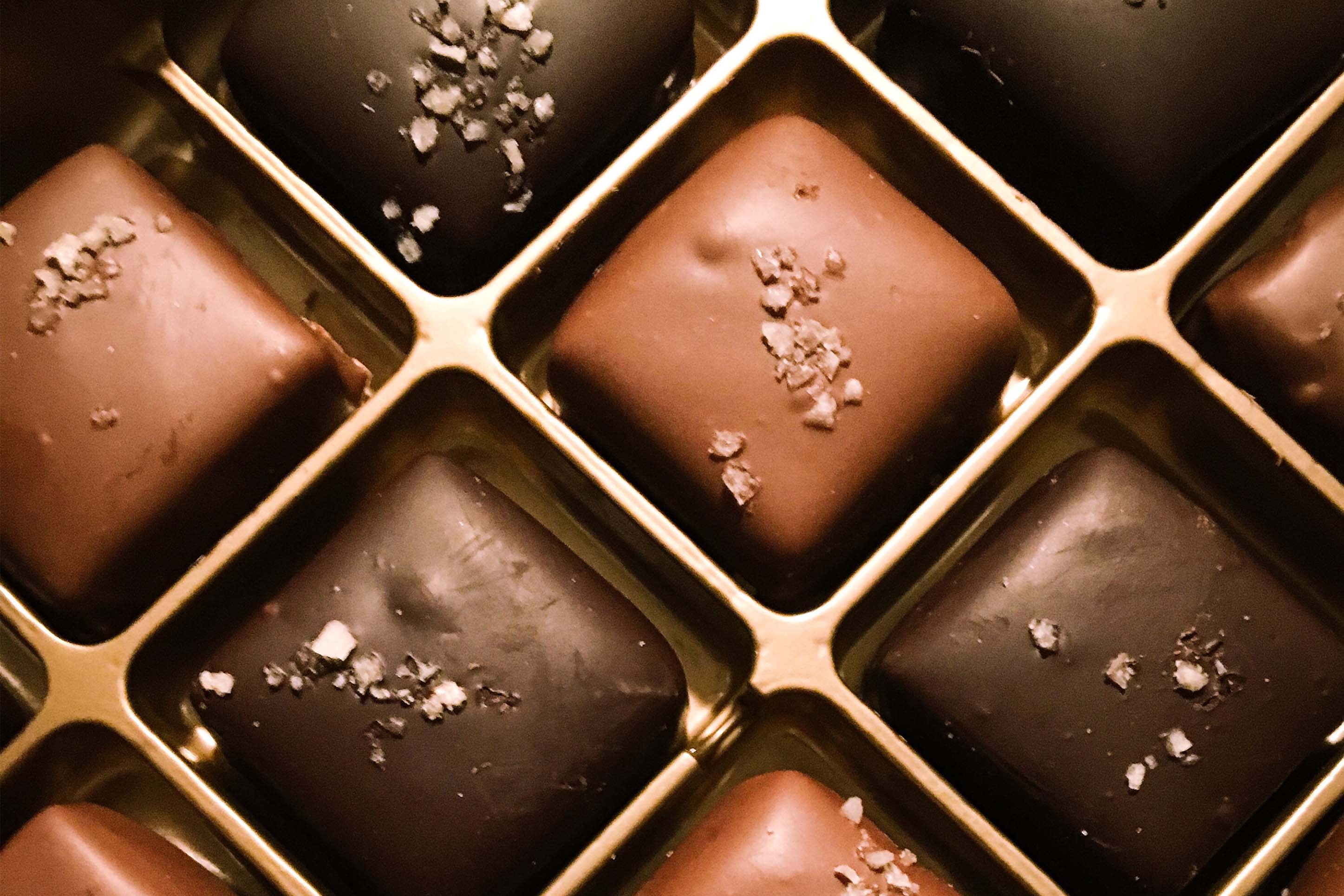 Photo of chocolate candies.