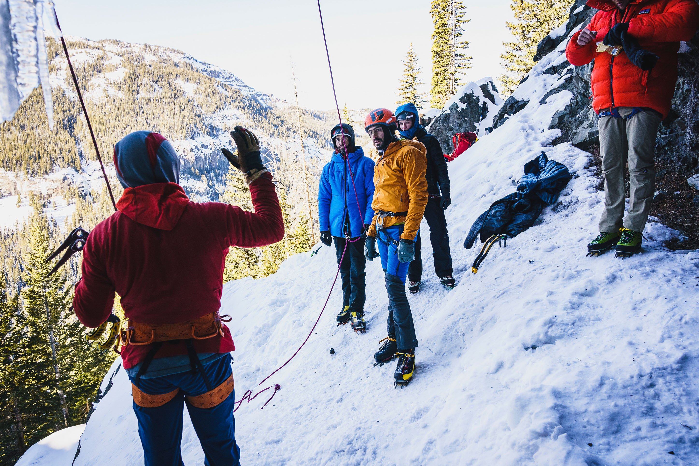 Clinic at Bozeman Ice Climbing Festival