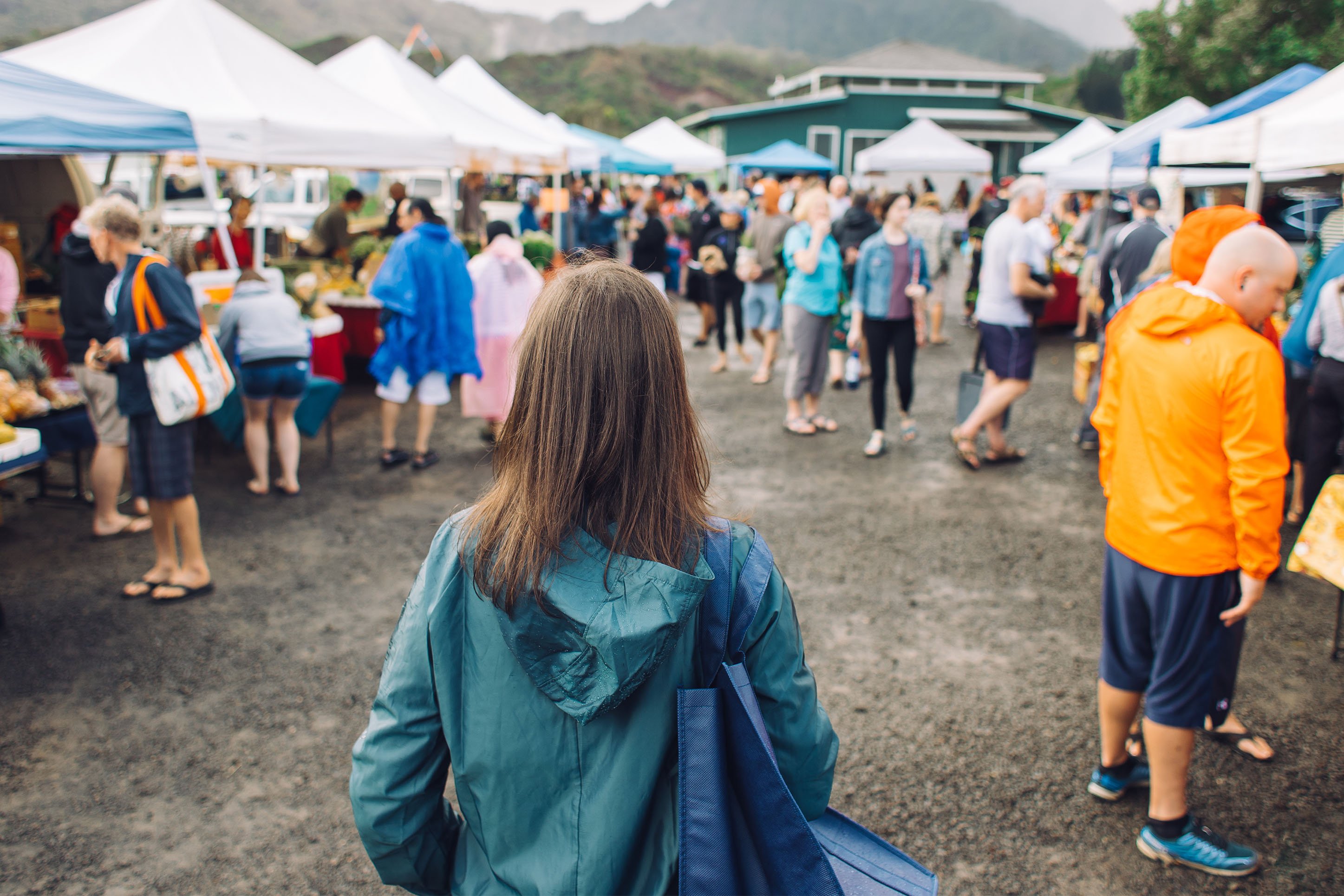 Image of a woman at Farmers Market