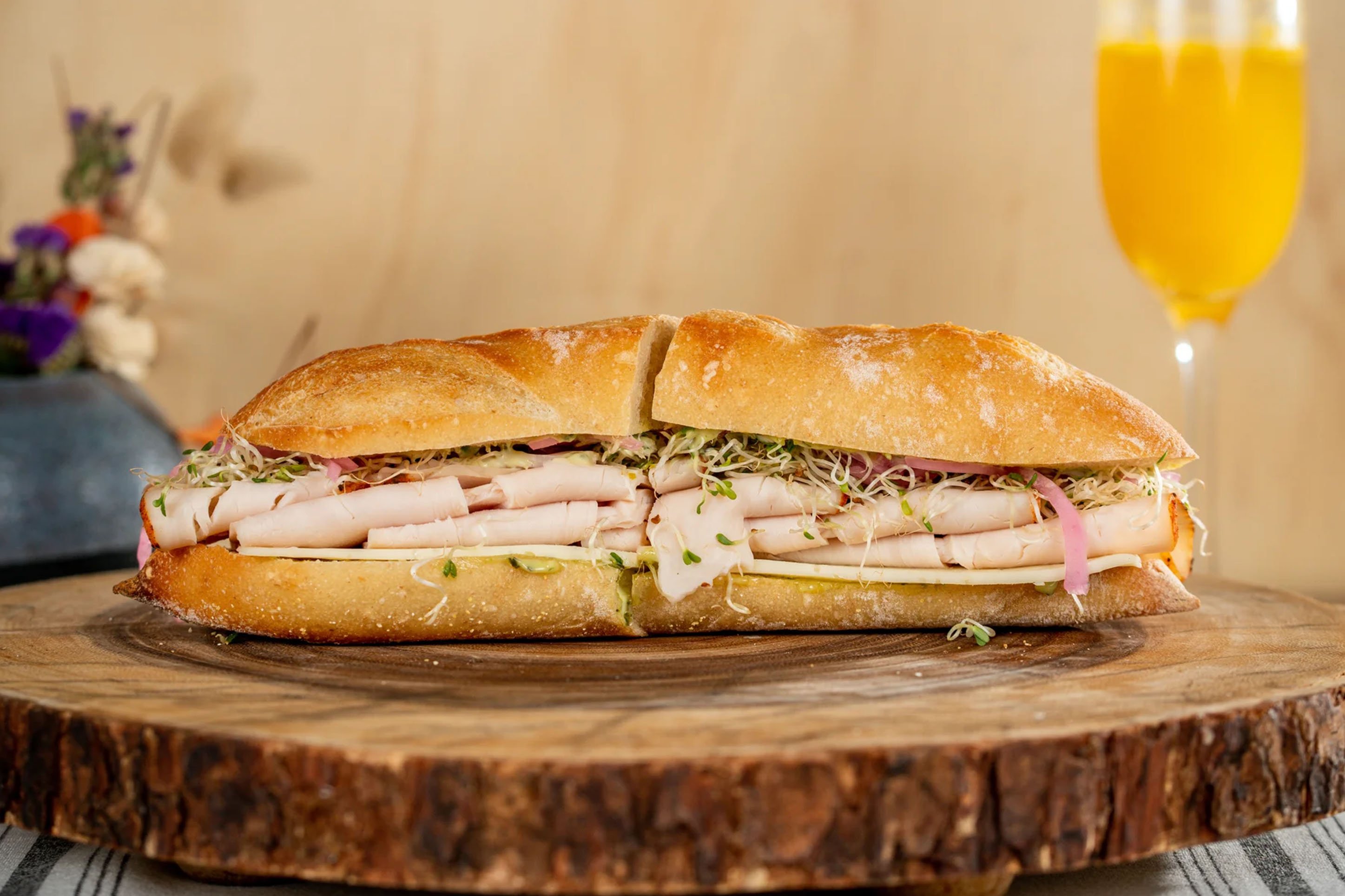 Turkey sandwich at Fink's Deli