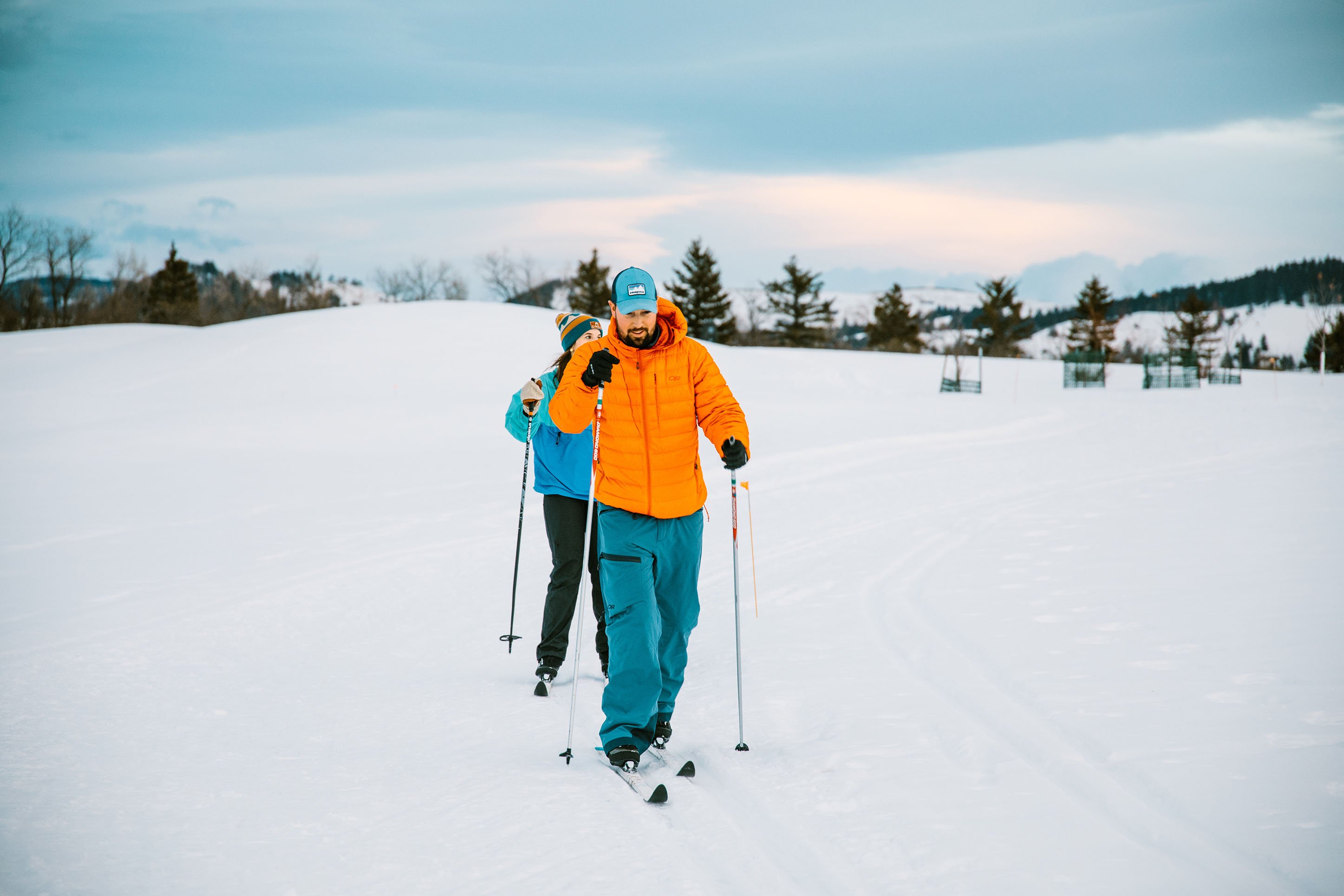 Nordic Skiers in Bozeman