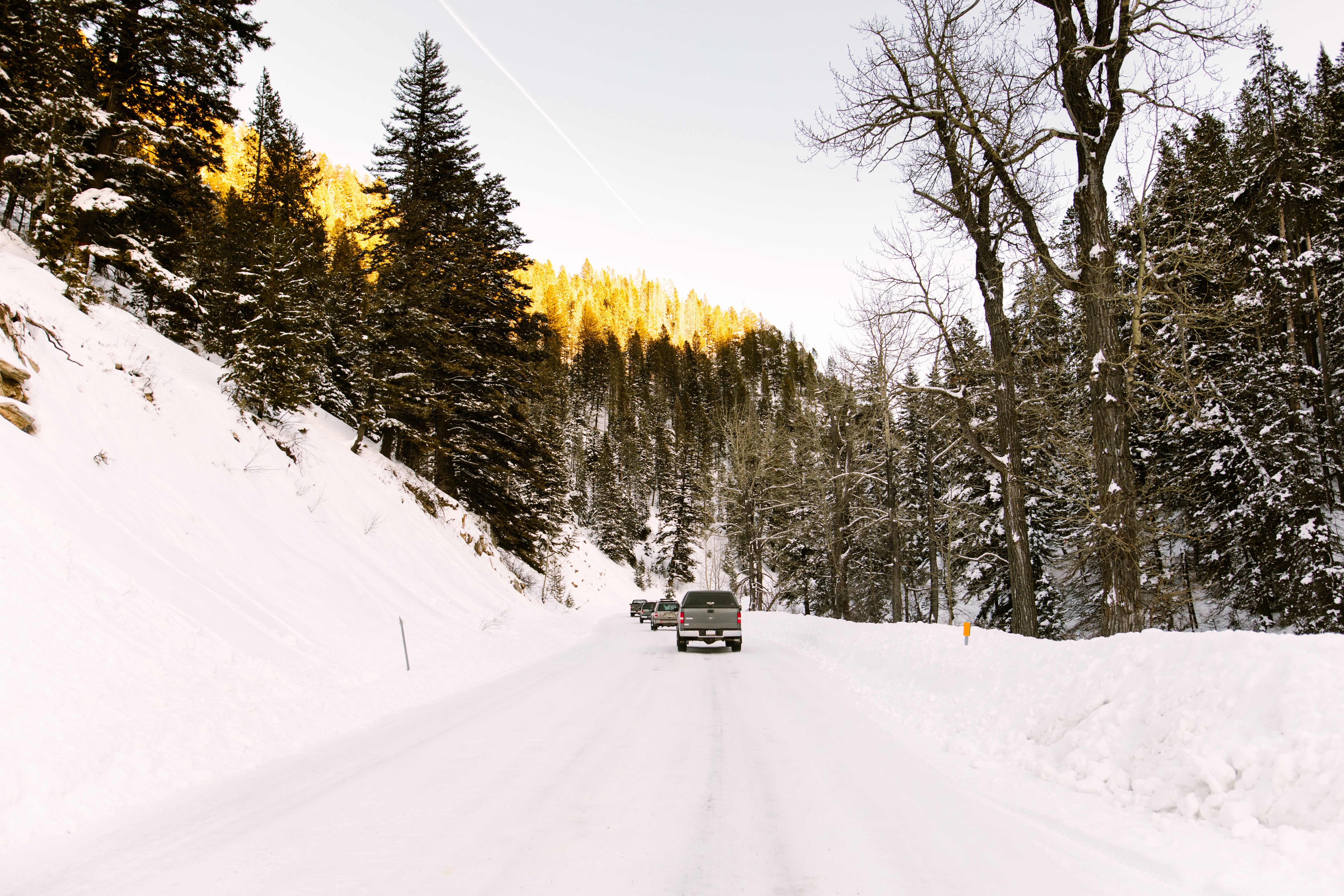 Road to Bridger Bowl