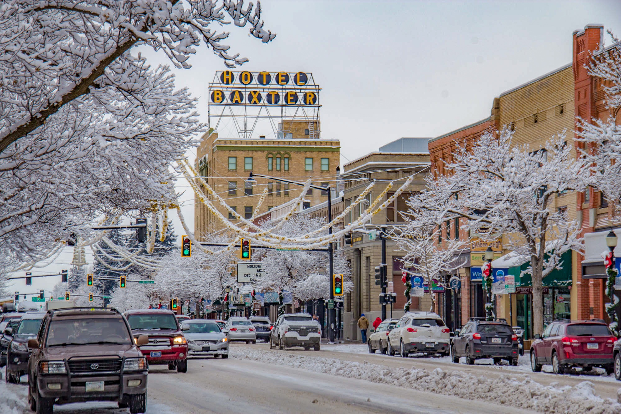 Winter in Downtown Bozeman