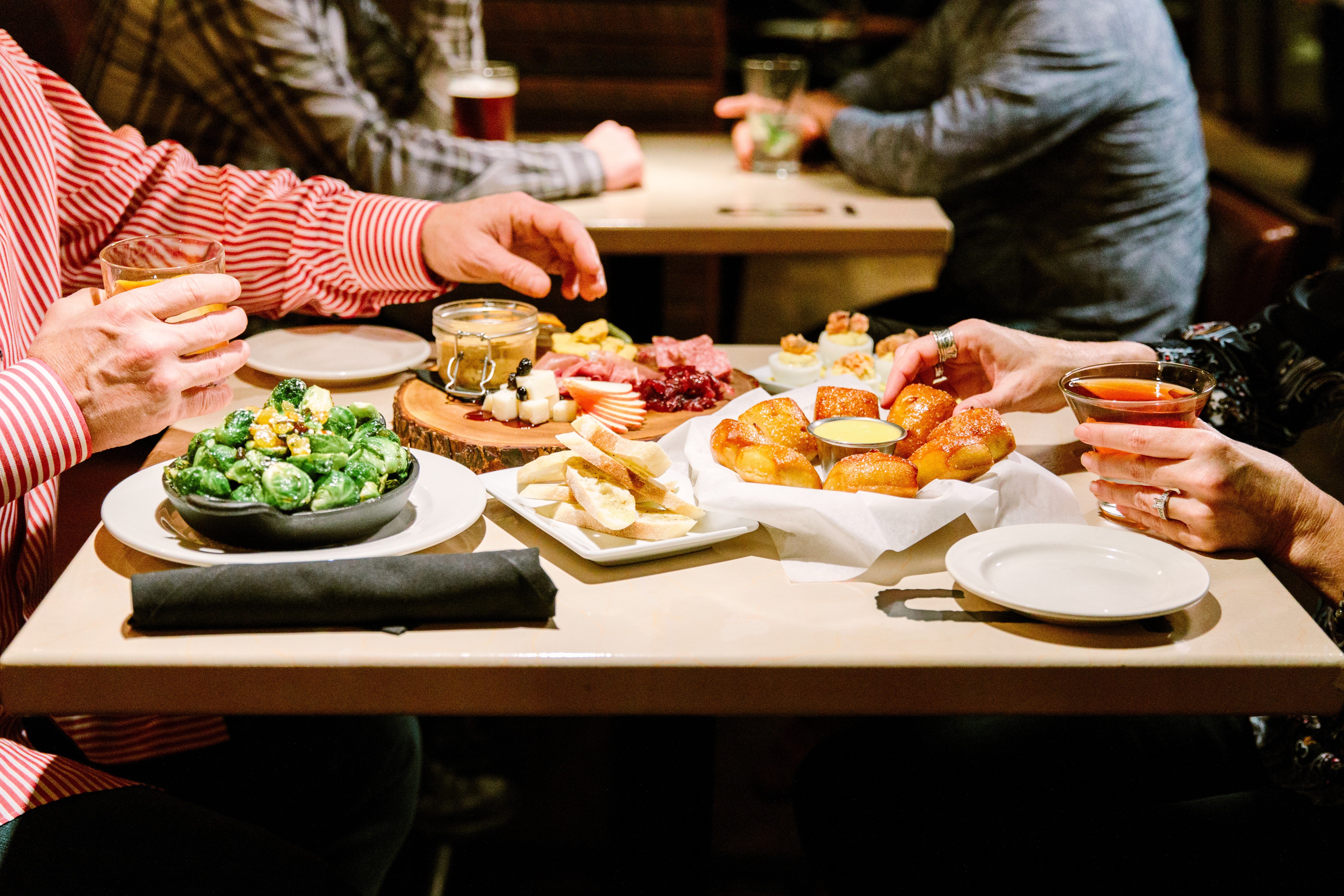 A couple dining at the Copper Whiskey Bar and Grill in Bozeman