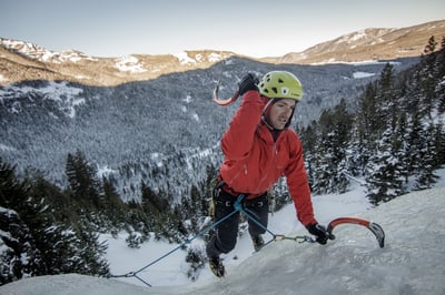 Ice Climbing in Bozeman