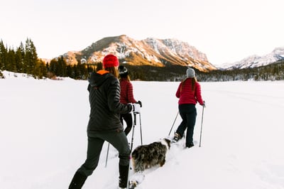 Snowshoeing in Bozeman