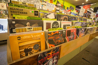 Vinyl at Cactus Records in Bozeman, MT