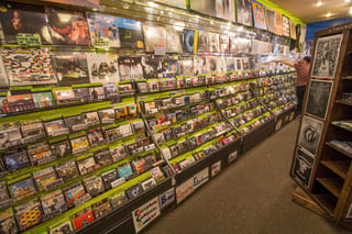 CDs at Cactus Records in Bozeman, MT 