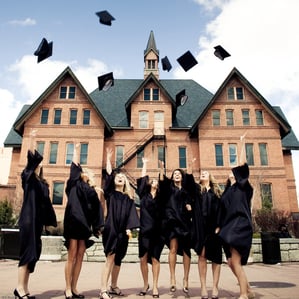 Happy Montana State University Graduates by Erin Phillips