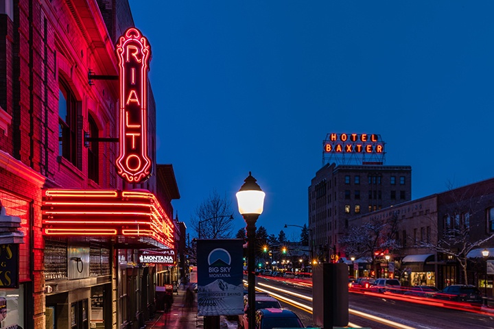 the Rialto theater in Bozeman