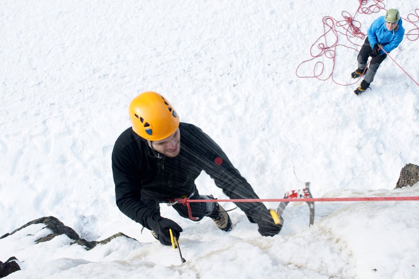 Ice Climbing in Bozeman