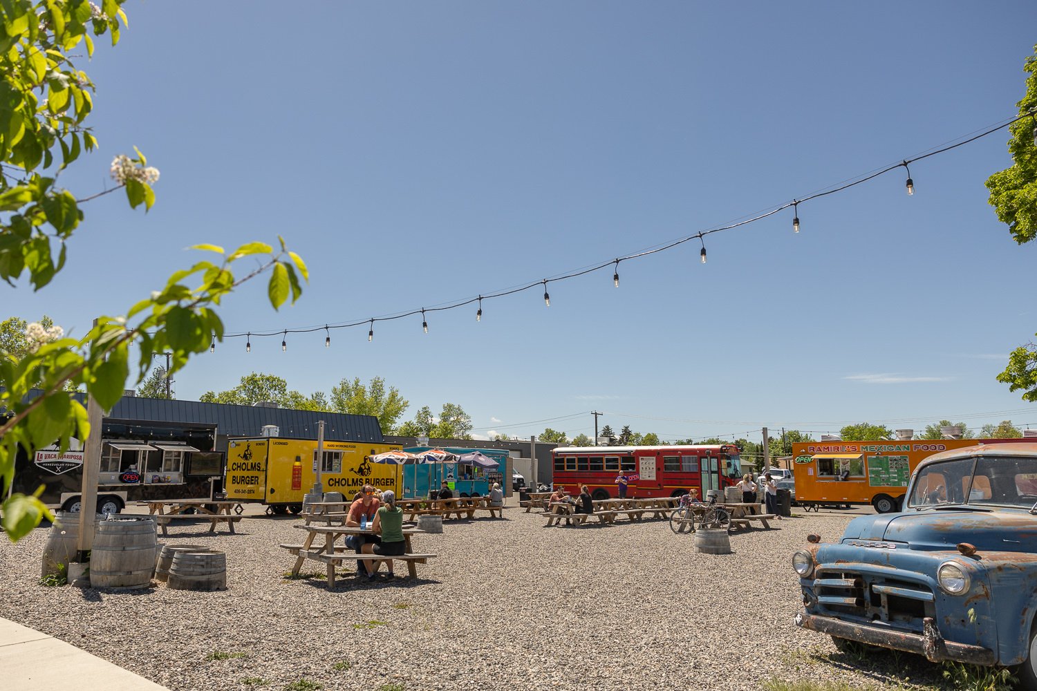 Food Trucks on 7th Avenue in Bozeman, Montana-1