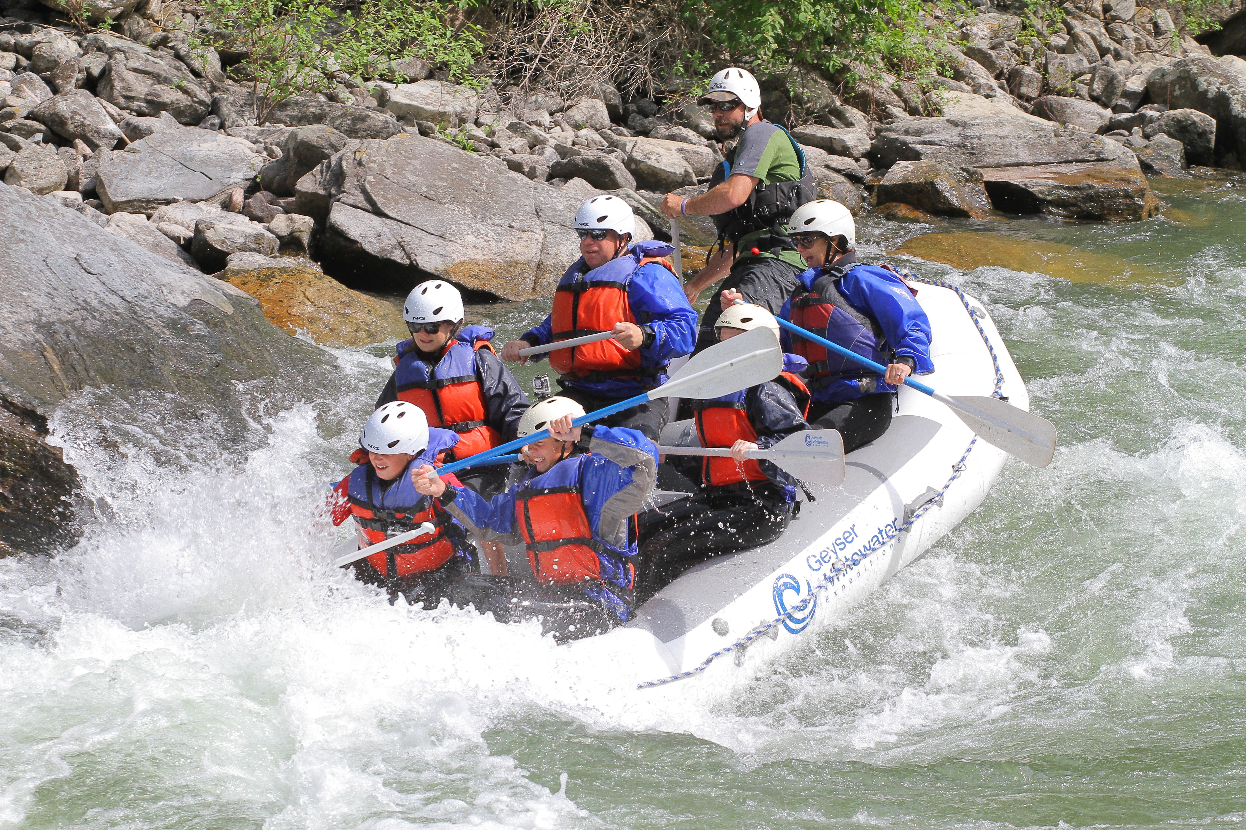 Old Bridge Rapid on the Gallatin River