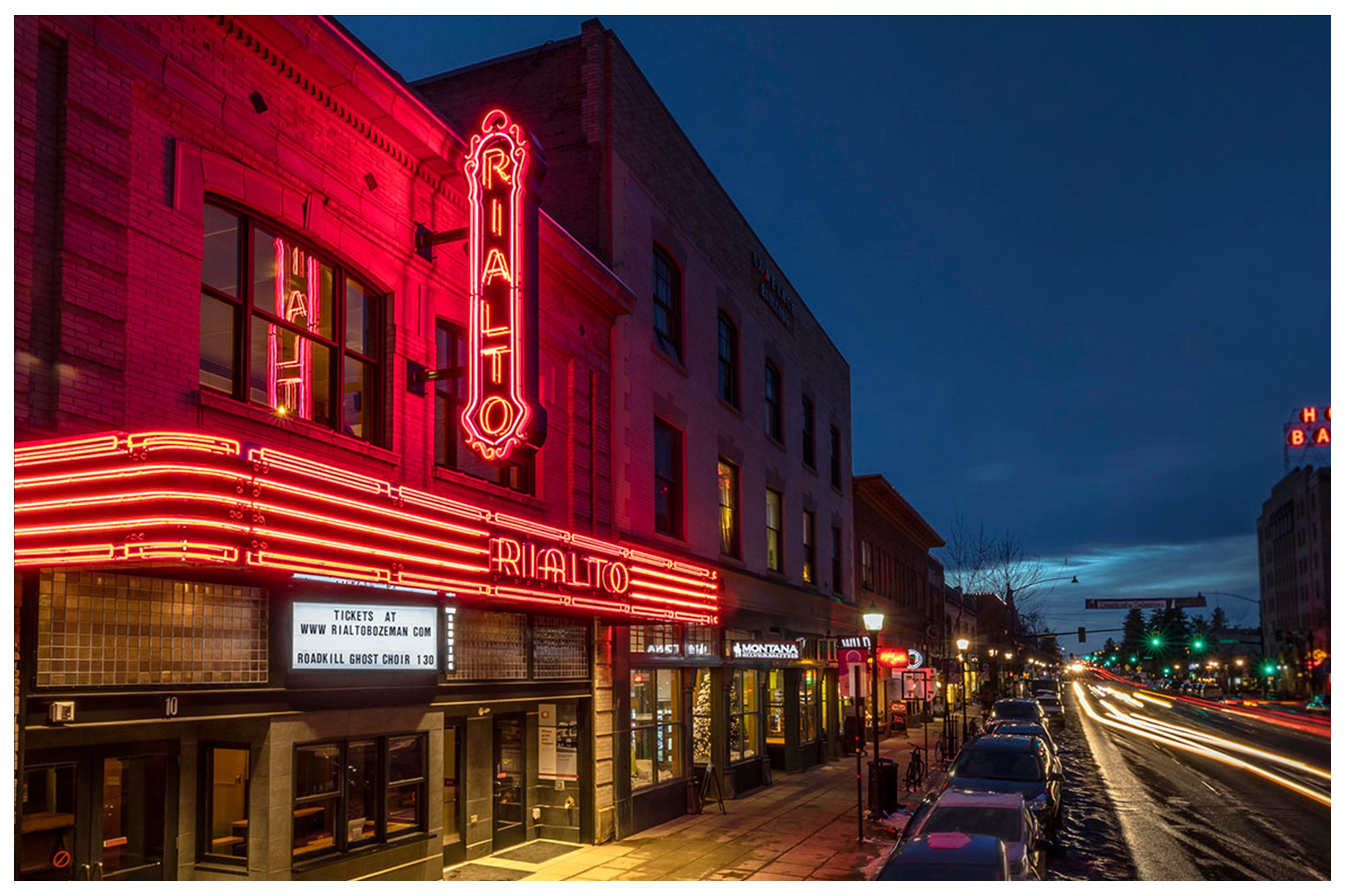 The Rialto theater in downtown Bozeman